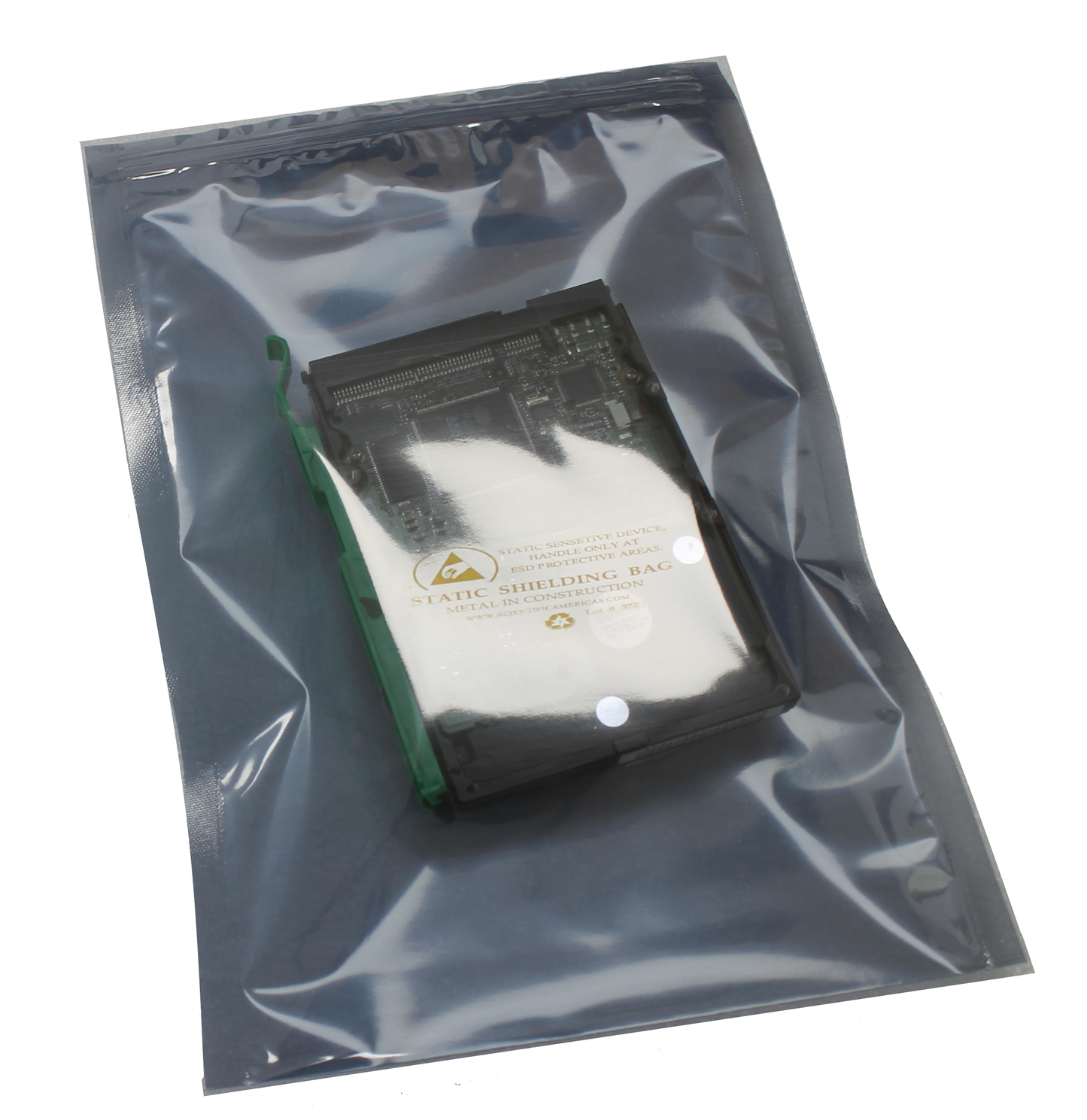 Metal-In Static Shielding Zip Top ( Resealable) Bag (Package of 100 Bags)