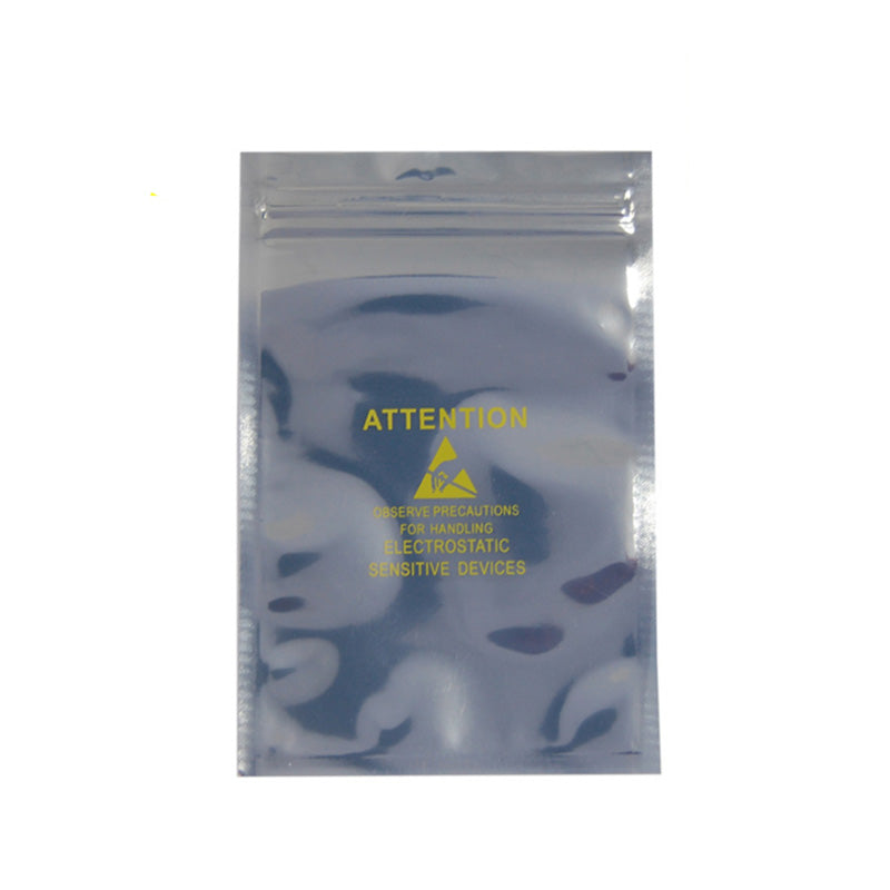 Metal-In Static Shielding Zip Top ( Resealable) Bag (Package of 100 Bags)