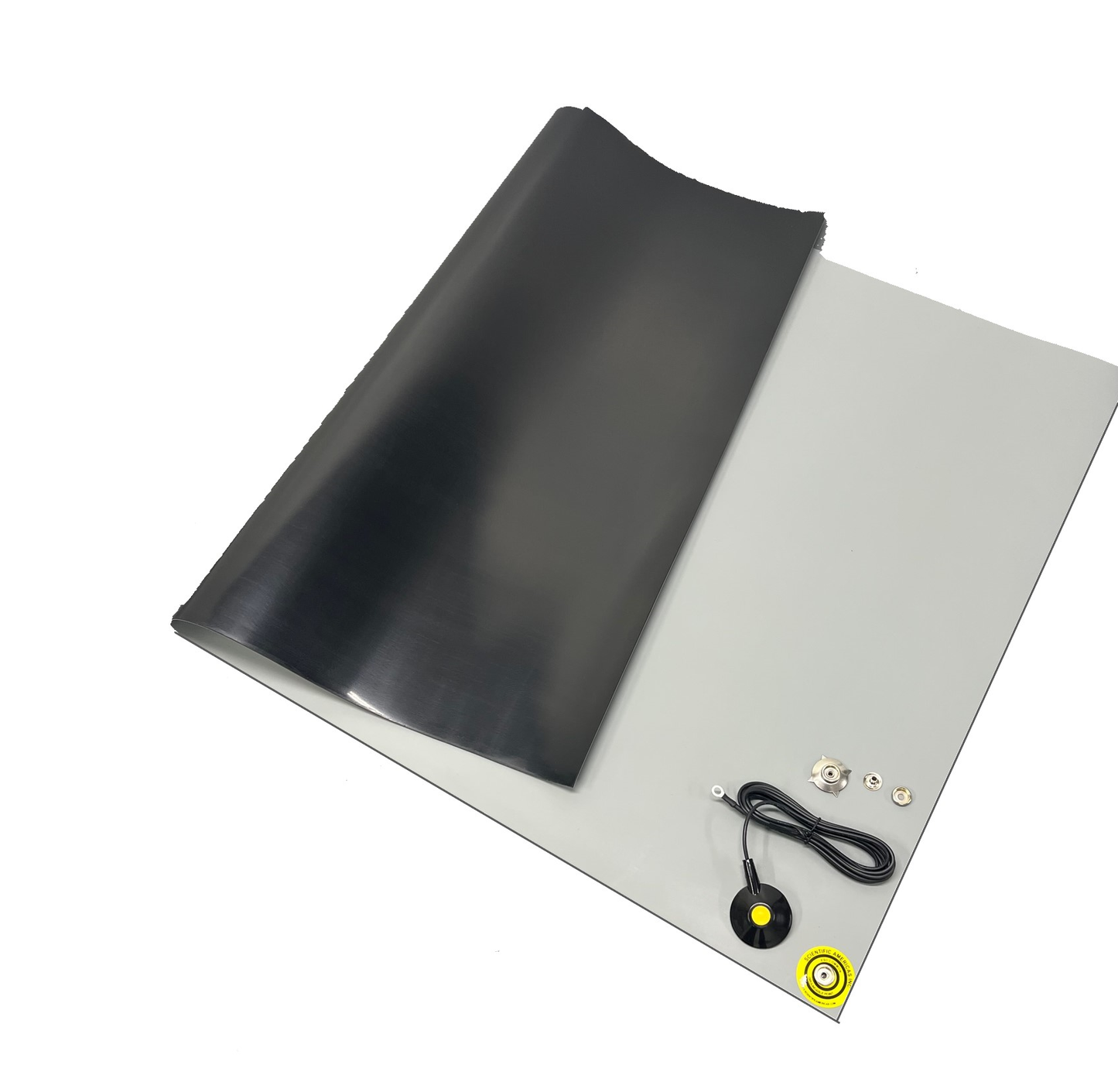 Two Layer Dissipative/Conductive Natural Rubber Worksurface - GRAY