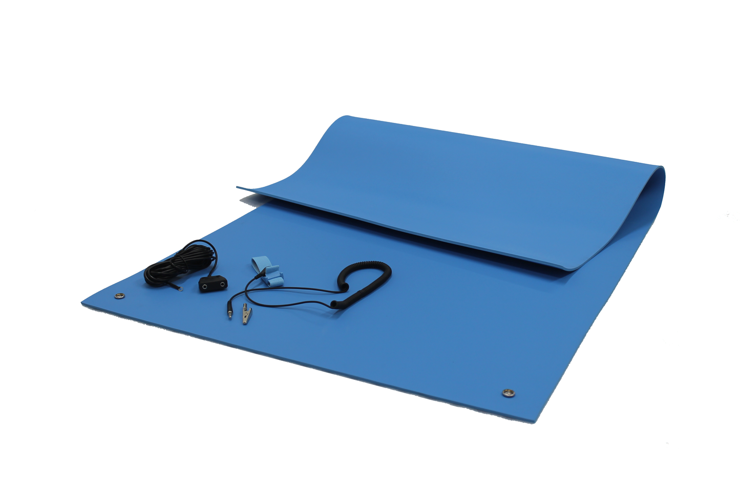 Three Layer Dissipative / Conductive Vinyl Worksurface mat- BLUE