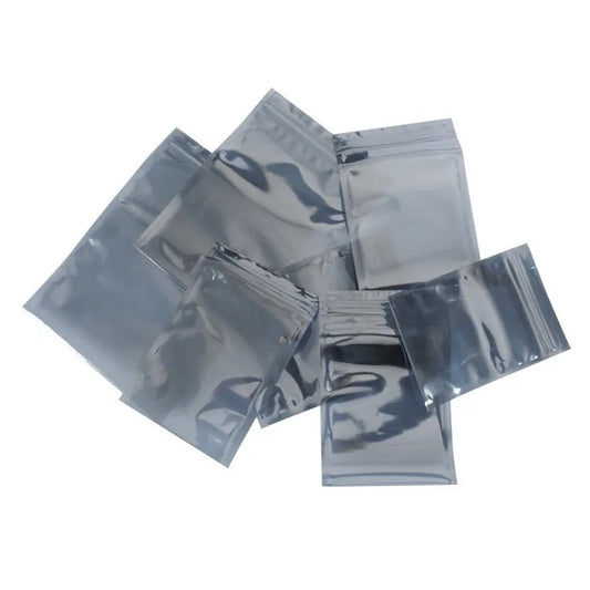Metal-In Static Shielding Zip Top ( Resealable) Bag (Package of 100 Bags)