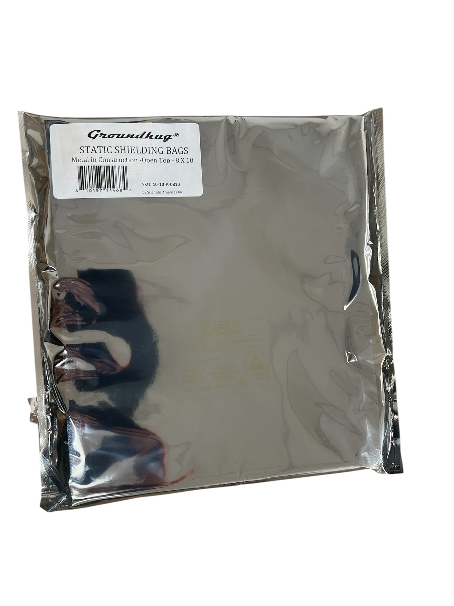 Groundhug Open Top Metal-In Static Shielding Bags (Package of 100 Bags)